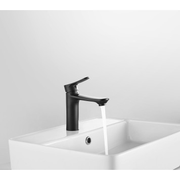 Смеситель для раковины ARROW AG4106MB матовый черный