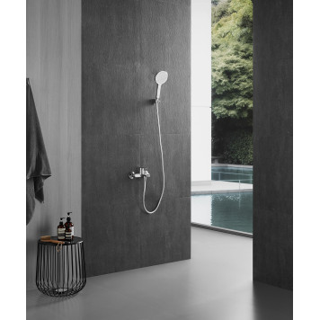 Смеситель для ванны с душевым гарнитуром ARROW AG3605 хром