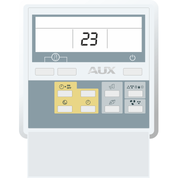 Кассетная сплит-система AUX ALCA-H12/4R1C + AL-H12/4R1C(U) + MB13C-2