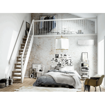 Настенная сплит-система Electrolux EACS/I-24HP/N8_23Y_in + EACS/I-24HP/N8_23Y_out, белый-2